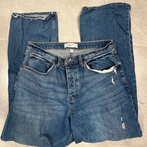 Abercrombie & Fitch Curve Love Baggy 90s Jeans